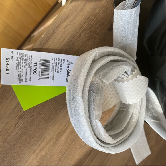 SAM EDELMAN NWT small Lorraine Black Patent convertible box shoulder bag - Picture 7 of 8